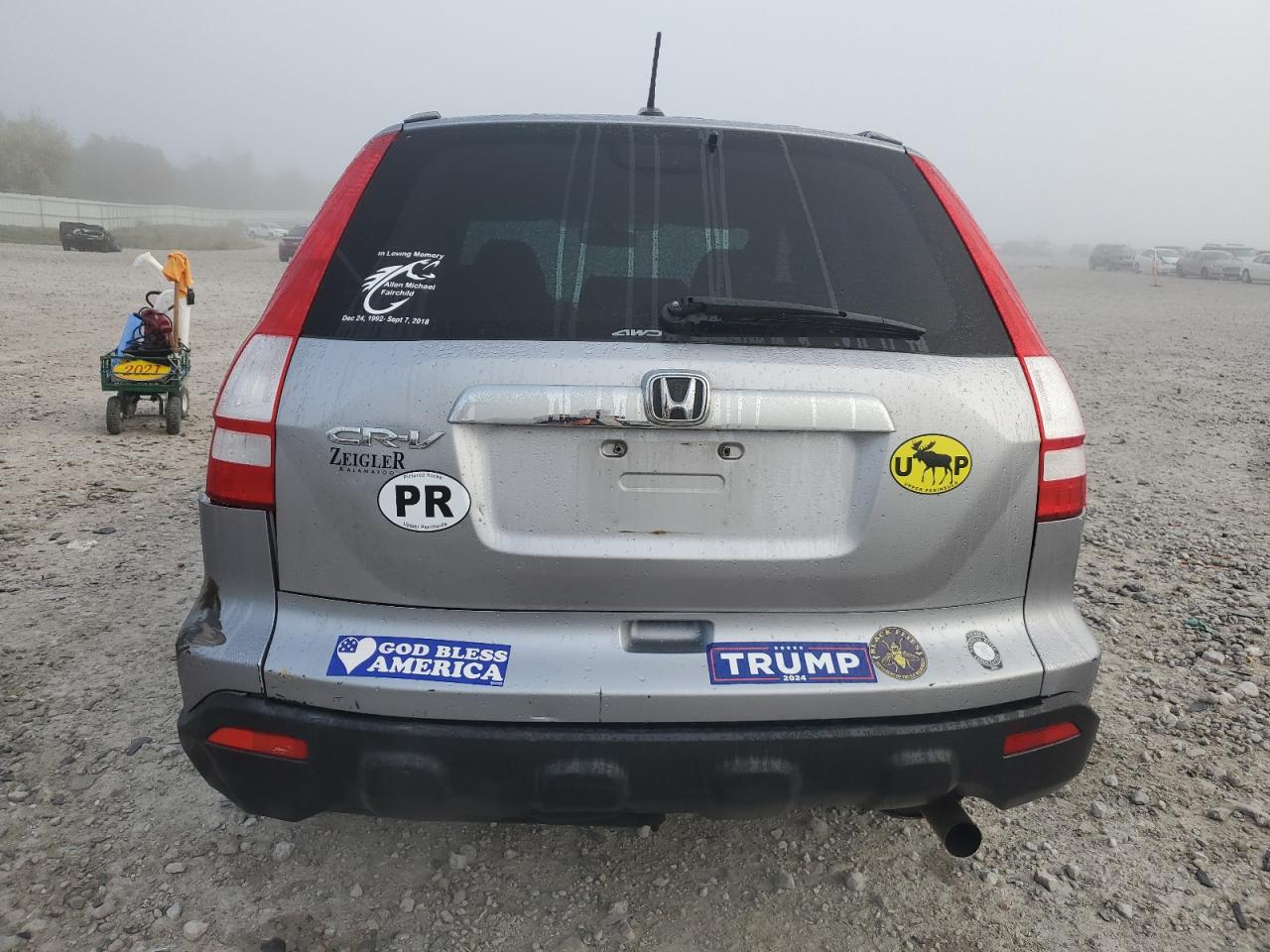 2007 Honda Cr-V Exl VIN: JHLRE48747C040711 Lot: 81830985