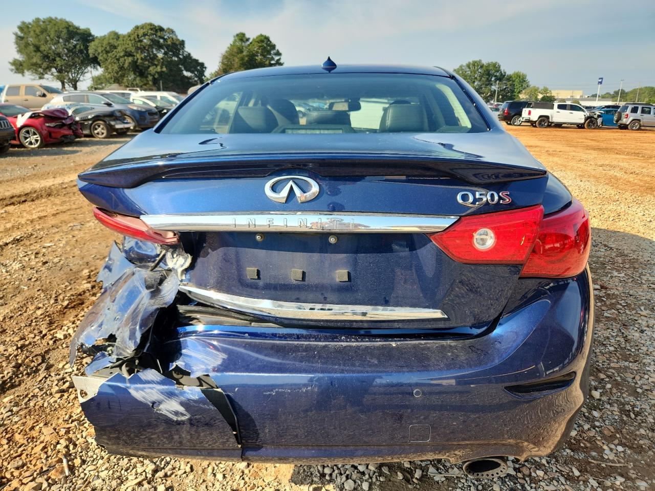 2016 Infiniti Q50 Red Sport 400 VIN: JN1FV7AR6GM450565 Lot: 81741675