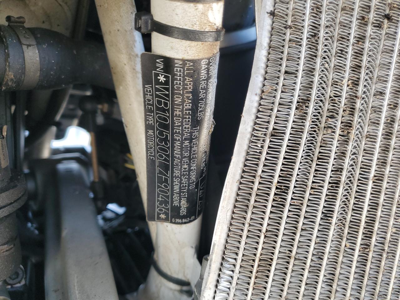 2020 BMW R 1250 Gs Adventure VIN: WB10J5306LZF90436 Lot: 81034135