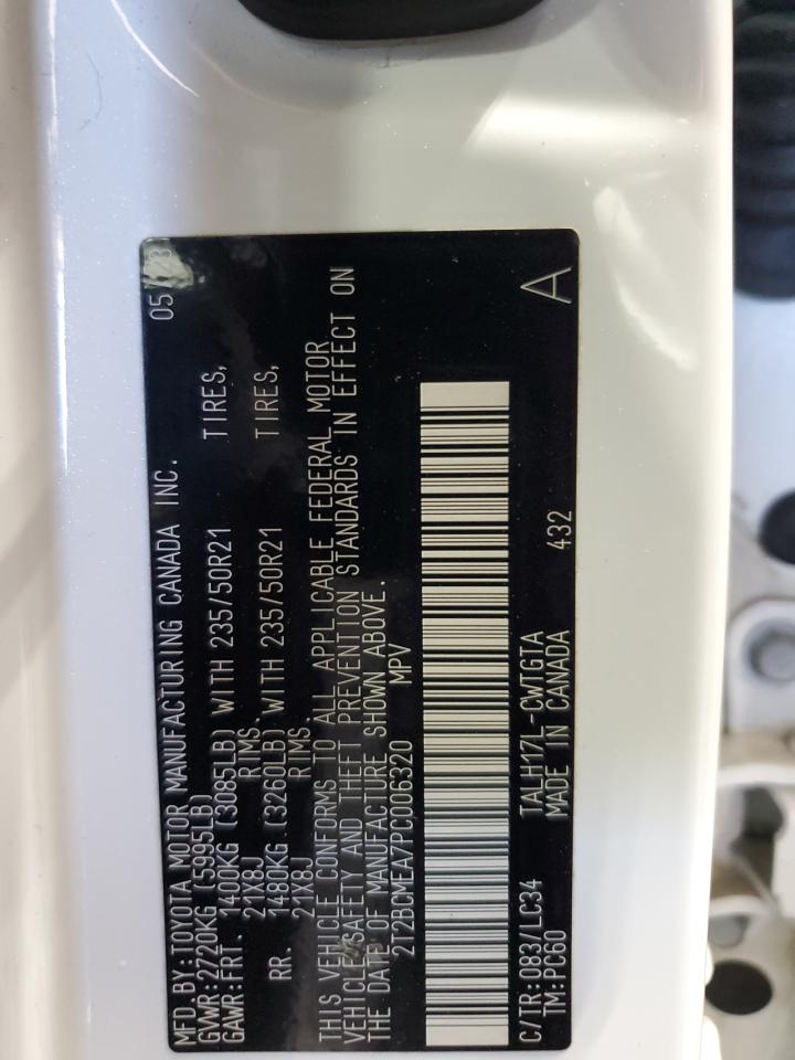 2023 Lexus Rx 500H F Sport VIN: 2T2BCMEA7PC006320 Lot: 81585025