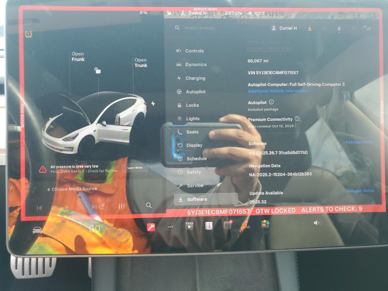 2021 Tesla Model 3 VIN: 5YJ3E1EC8MF071557 Lot: 81498975