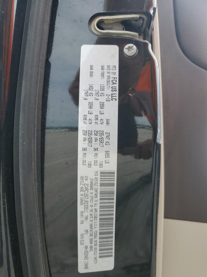 2018 Chrysler Pacifica Touring L VIN: 2C4RC1BG7JR233511 Lot: 71950245