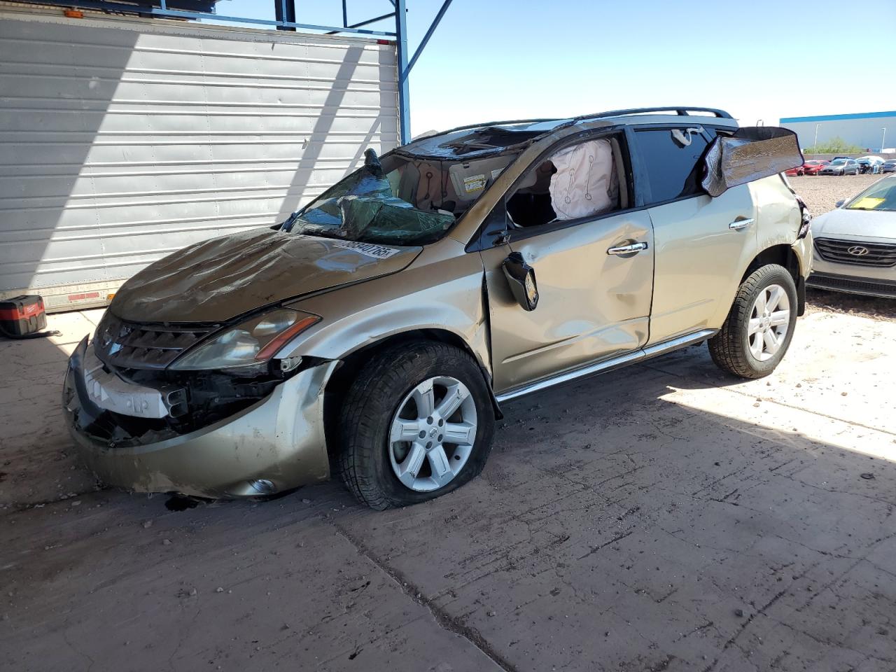 2006 Nissan Murano Sl gold null gas JN8AZ08T06W422112 photo #1