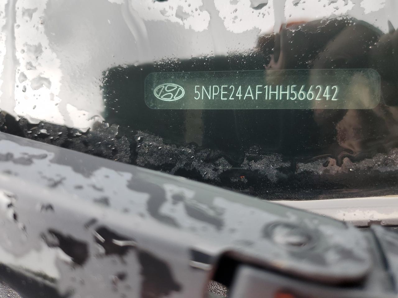 2017 Hyundai Sonata Se VIN: 5NPE24AF1HH566242 Lot: 80945975