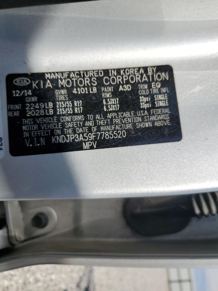 2015 Kia Soul + VIN: KNDJP3A59F7785520 Lot: 84566755