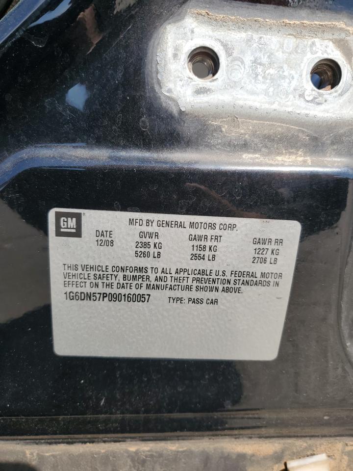 2009 Cadillac Cts-V VIN: 1G6DN57P090160057 Lot: 71718055