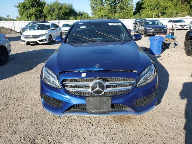  MERCEDES-BENZ C-CLASS 2018 Синий