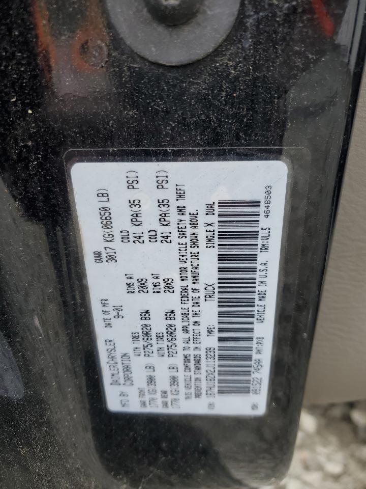 2002 Dodge Ram 1500 VIN: 1B7HU18ZX2J113239 Lot: 71881865