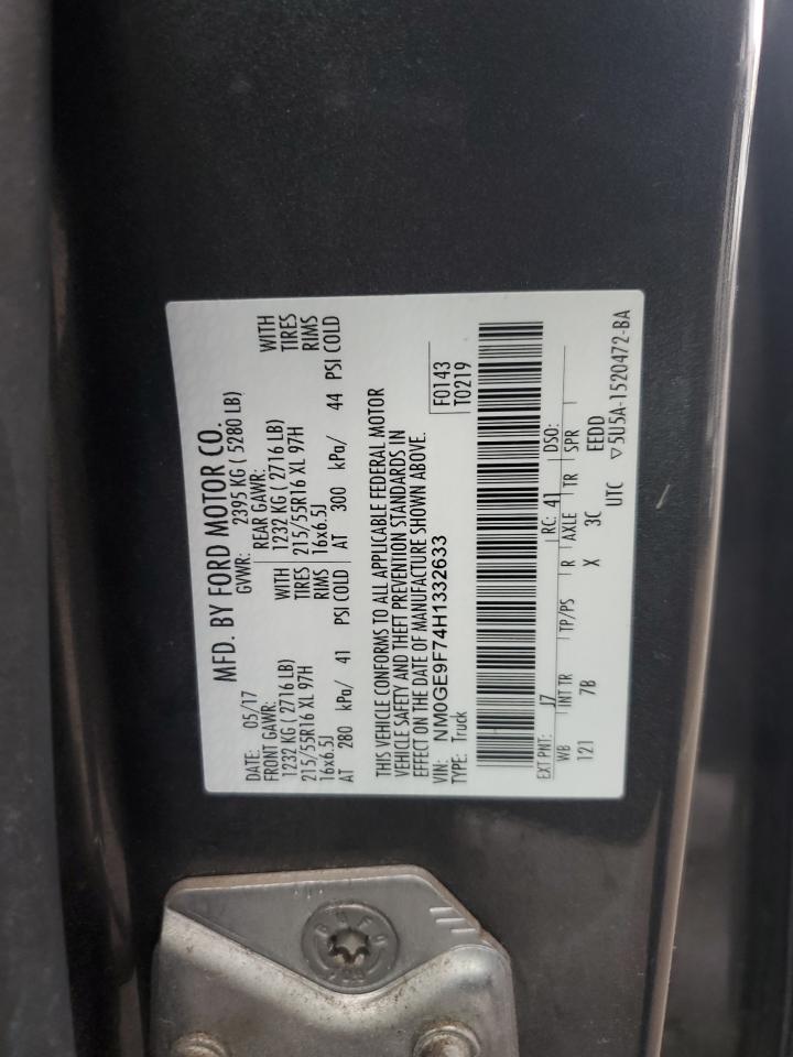 2017 Ford Transit Connect Xlt VIN: NM0GE9F74H1332633 Lot: 81681805