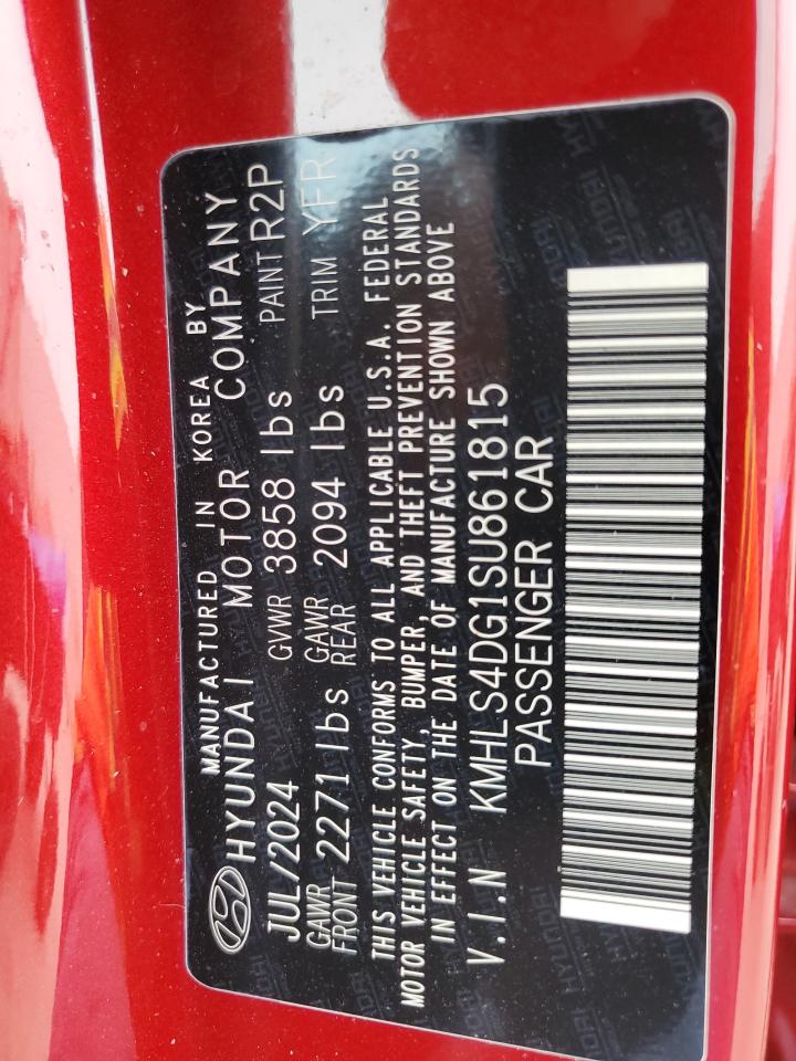 2025 Hyundai Elantra Sel VIN: KMHLS4DG1SU861815 Lot: 83803795