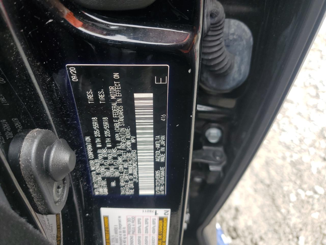 2021 Lexus Nx 300 Base VIN: JTJSARBZ0M2182893 Lot: 83798665