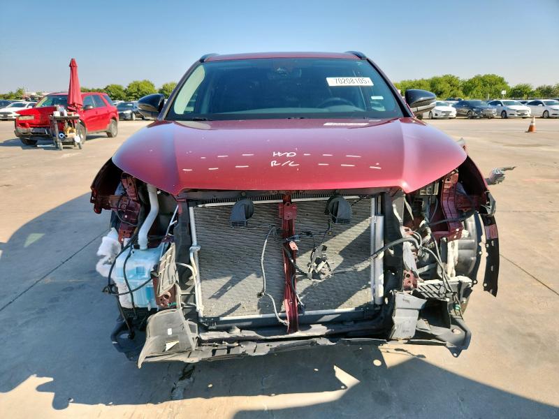  TOYOTA HIGHLANDER 2019 Czerwony