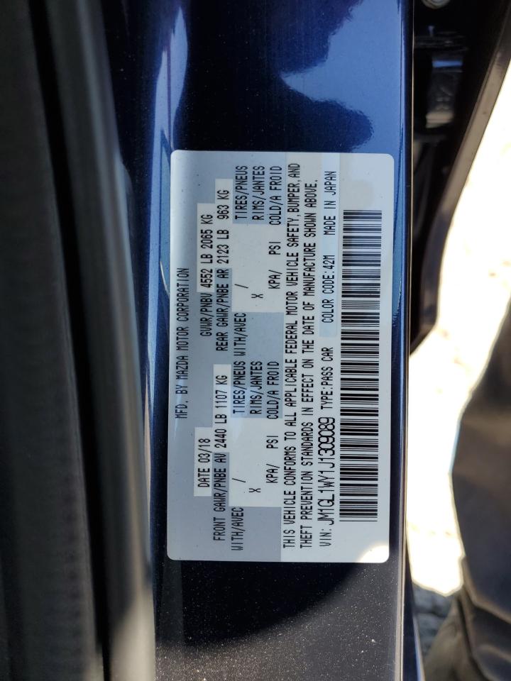 2018 Mazda 6 Grand Touring Reserve VIN: JM1GL1WY1J1309089 Lot: 71101875