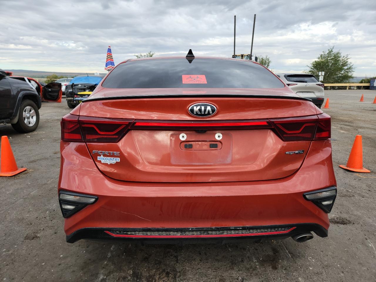 2021 Kia Forte Gt Line VIN: 3KPF34AD4ME385814 Lot: 81331695