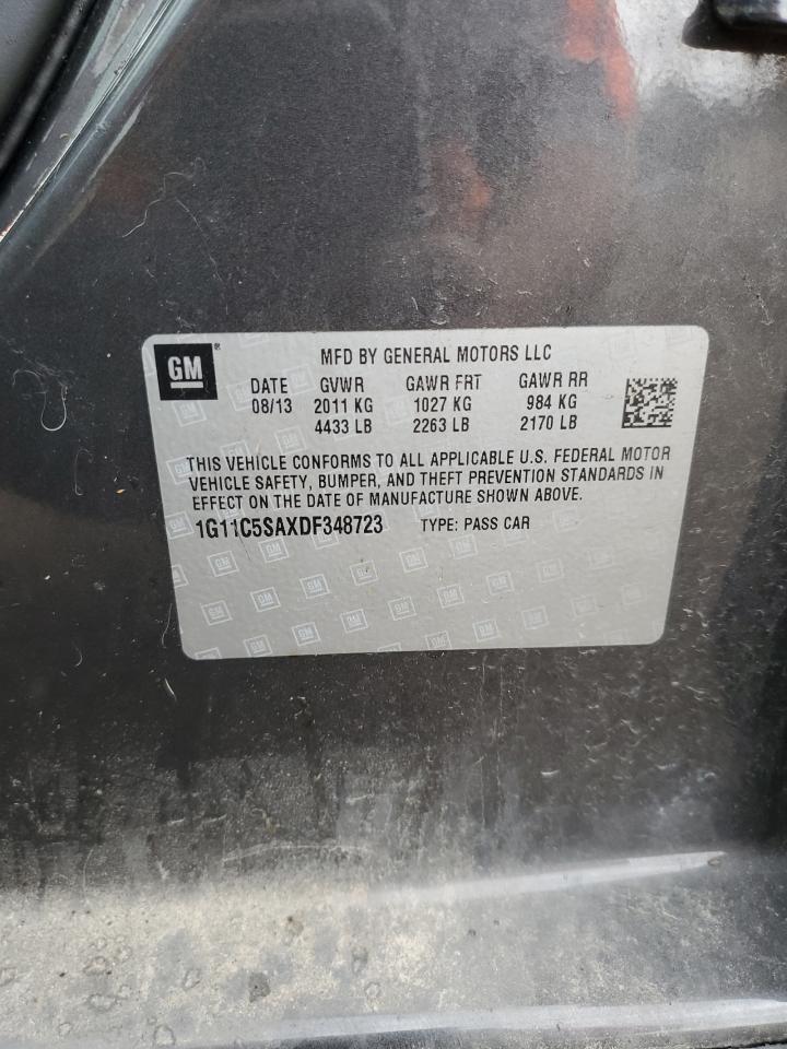 2013 Chevrolet Malibu 1Lt VIN: 1G11C5SAXDF348723 Lot: 83963315