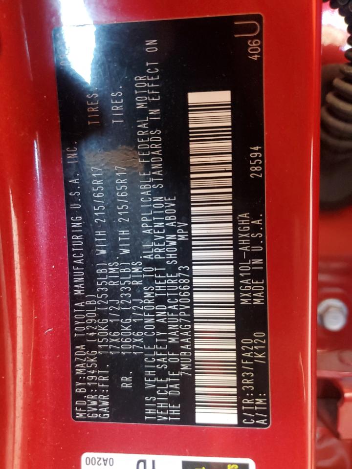 2023 Toyota Corolla Cross Le VIN: 7MUBAAAG7PV066873 Lot: 80379235