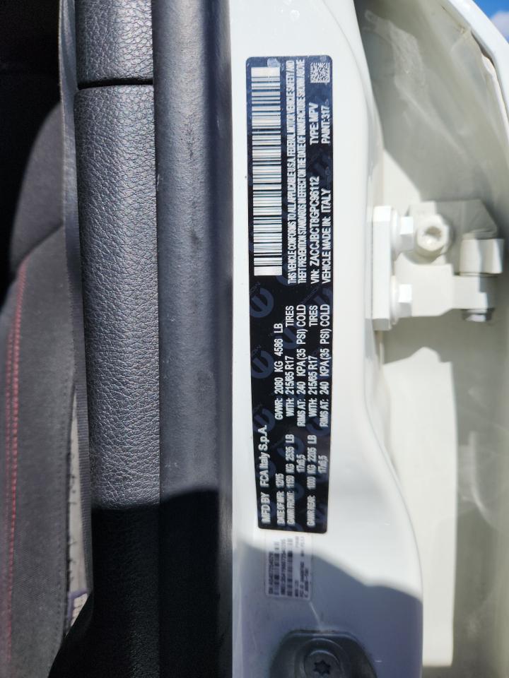 2016 Jeep Renegade Trailhawk VIN: ZACCJBCT8GPC96112 Lot: 82145865