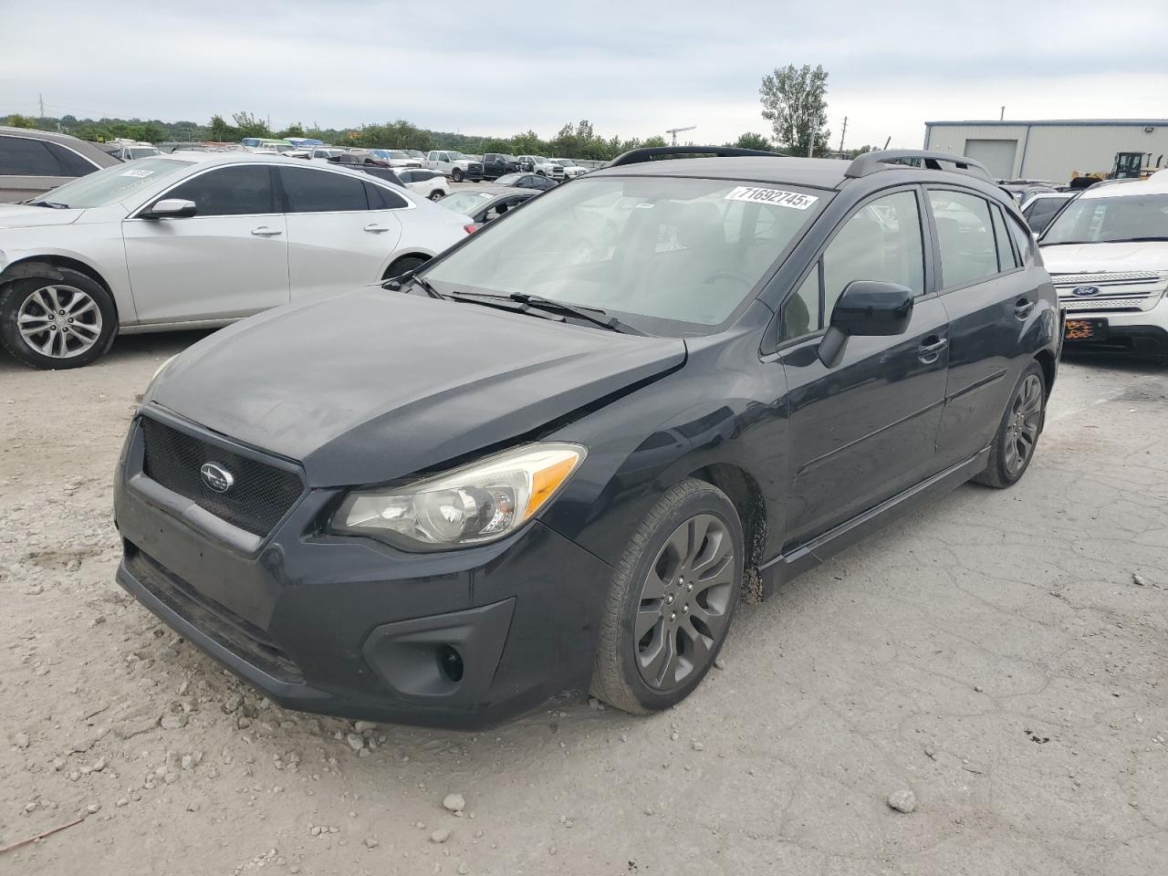 SUBARU IMPREZA 2012. Lot# 71692745. VIN JF1GPAR60CH229202. Photo 1