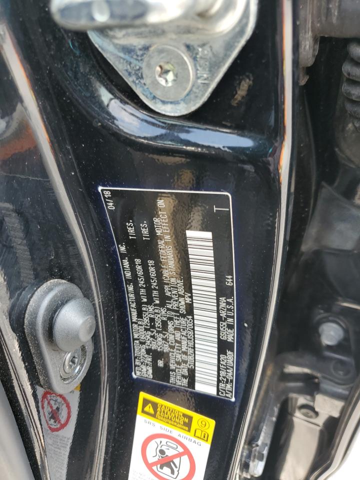 2018 Toyota Highlander Le VIN: 5TDBZRFH0JS870054 Lot: 71733345