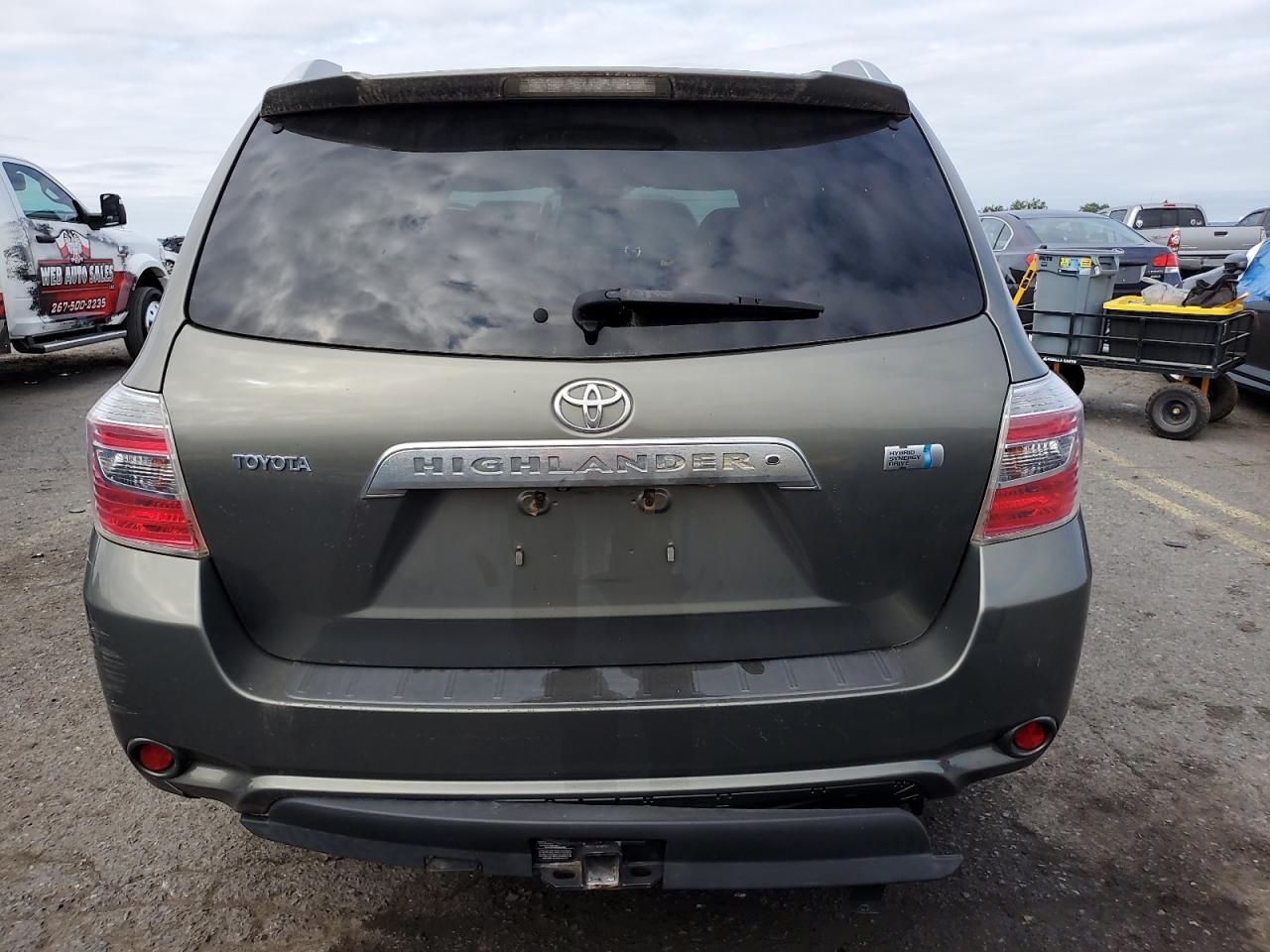 2008 Toyota Highlander Hybrid VIN: JTEEW41A882018261 Lot: 81700345