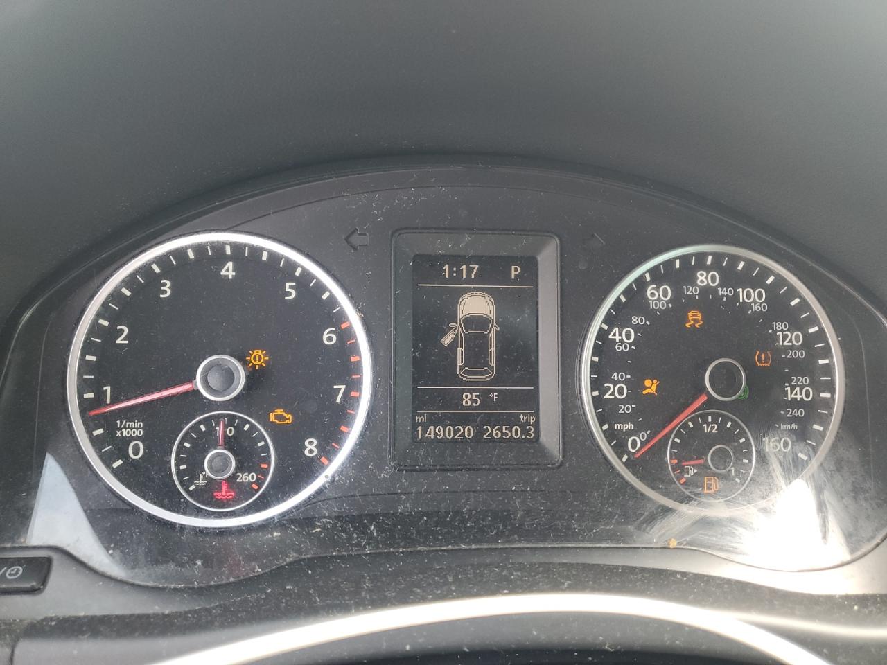 2014 Volkswagen Tiguan S VIN: WVGAV3AX6EW553772 Lot: 80031625