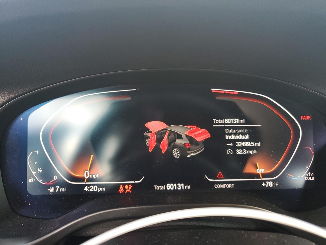 2022 BMW X3 xDrive30I VIN: 5UX53DP01N9K90440 Lot: 71215595