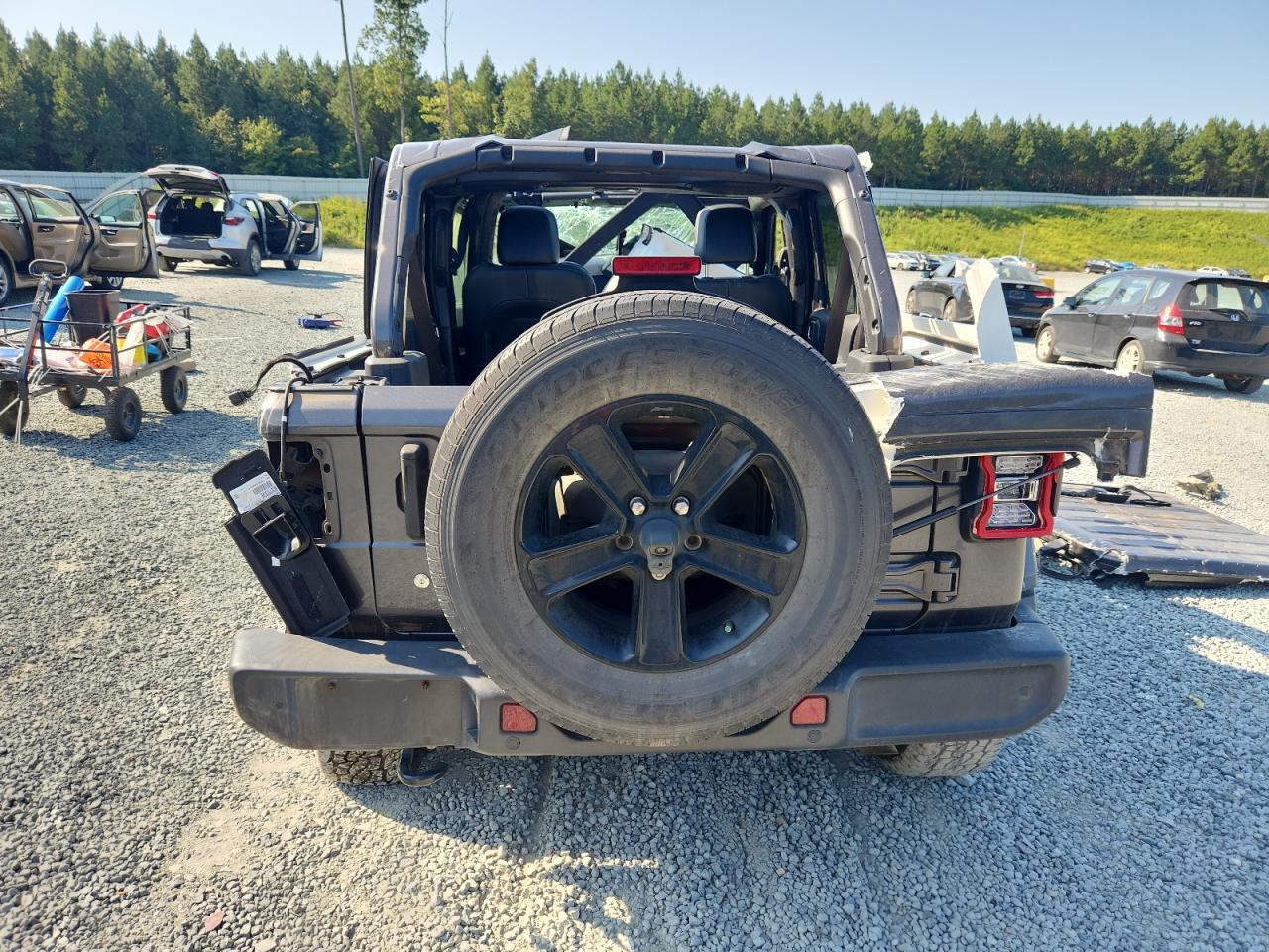 2019 Jeep Wrangler Unlimited Sahara VIN: 1C4HJXEG7KW638471 Lot: 71804595