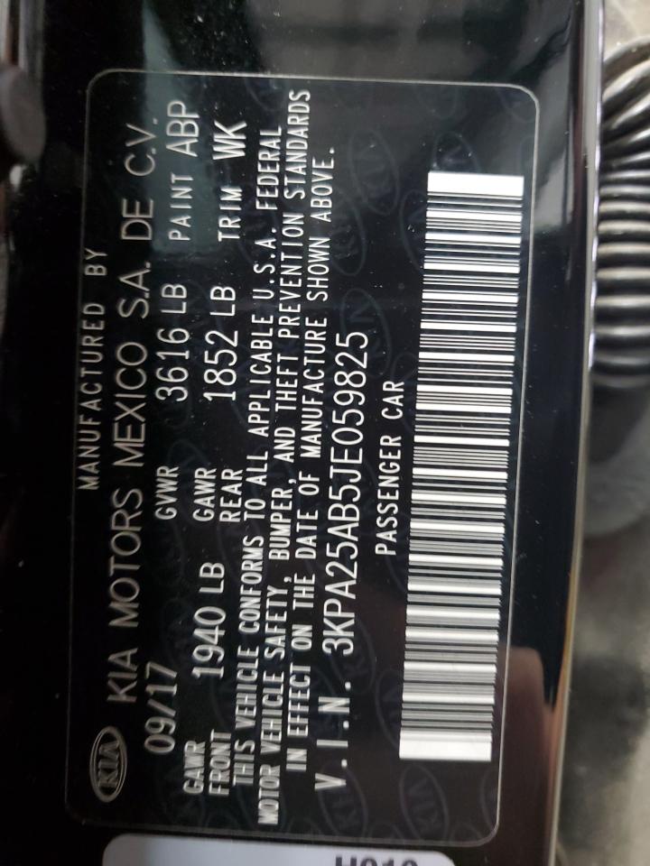 2018 Kia Rio Lx VIN: 3KPA25AB5JE059825 Lot: 81403935