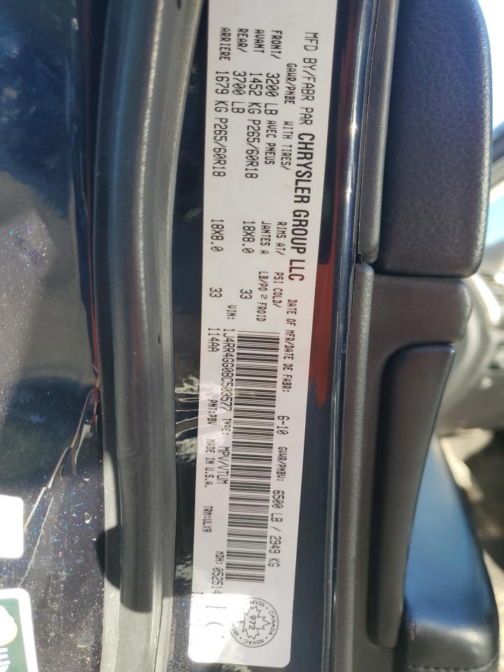 2011 Jeep Grand Cherokee Laredo VIN: 1J4RR4GG0BC503577 Lot: 84275205