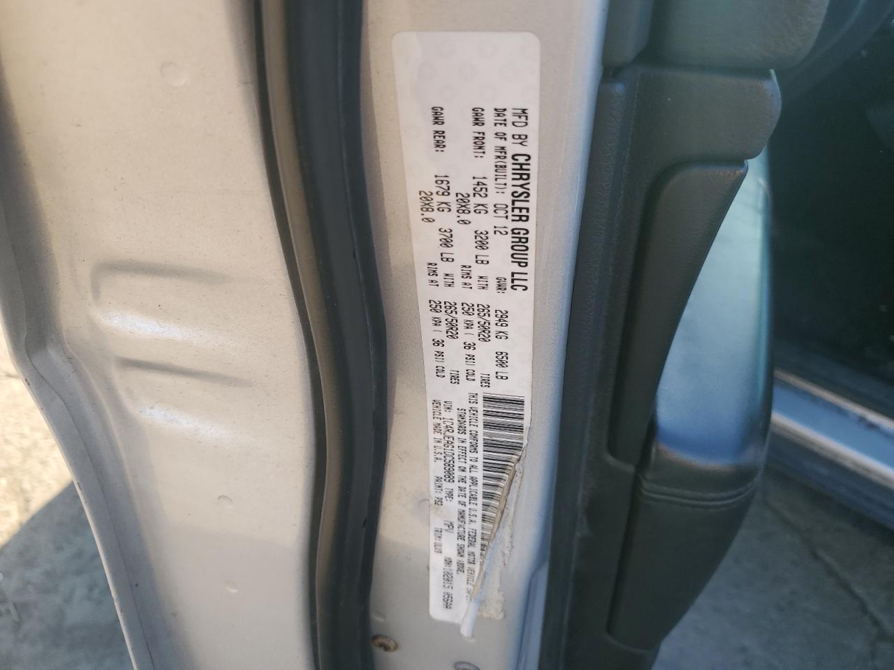 2013 Jeep Grand Cherokee Laredo VIN: 1C4RJEAG1DC589089 Lot: 84649455