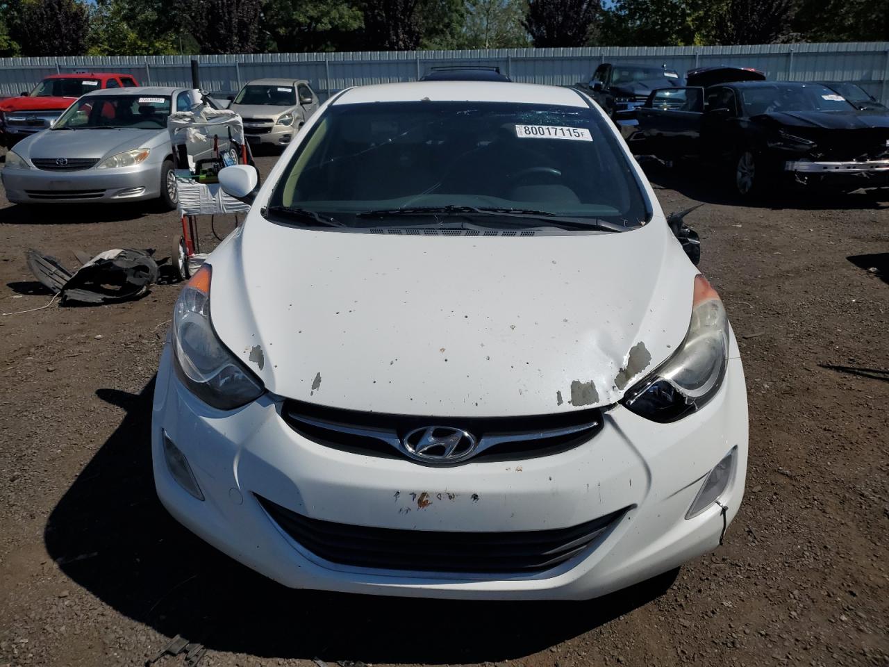 2013 Hyundai Elantra Gls VIN: 5NPDH4AE2DH432710 Lot: 80017115