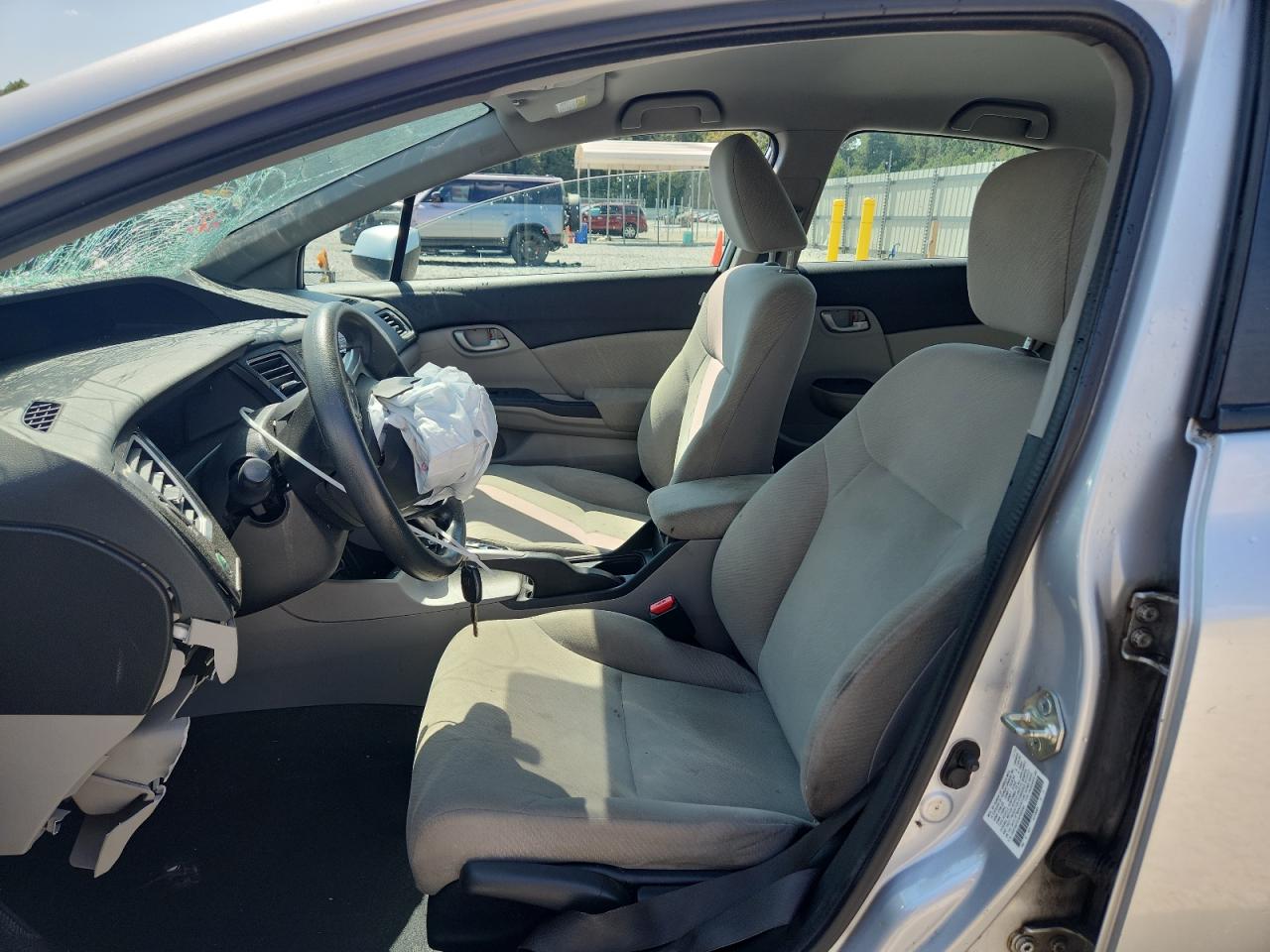 2013 Honda Civic Lx VIN: 2HGFB2F57DH502266 Lot: 80707045