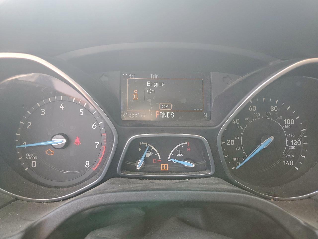 2018 Ford Focus Titanium VIN: 1FADP3N23JL232915 Lot: 72016015