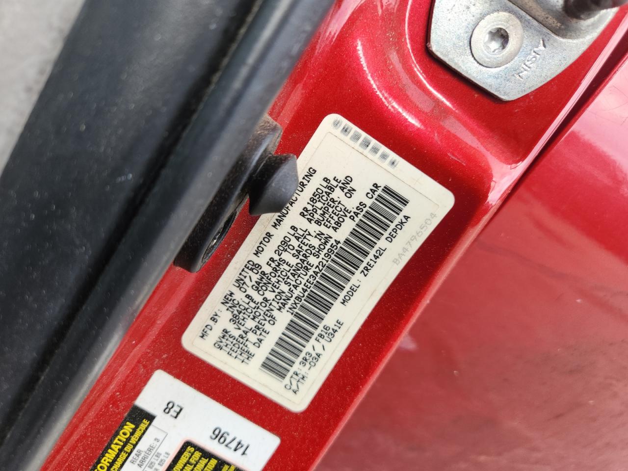 2010 Toyota Corolla Base VIN: 1NXBU4EE3AZ219954 Lot: 81940315