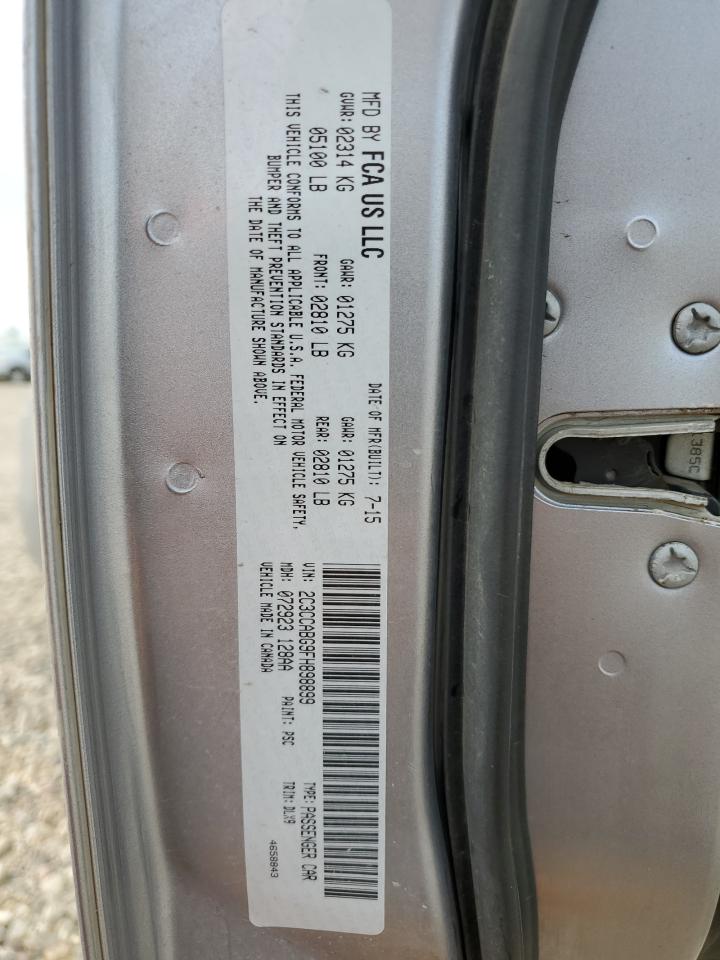 2015 Chrysler 300 S VIN: 2C3CCABG9FH898899 Lot: 80381685