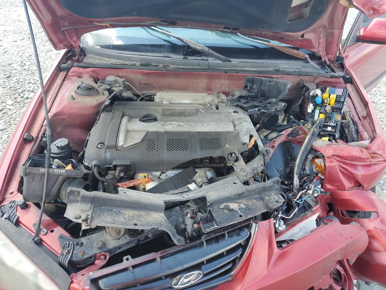 2005 Hyundai Elantra Gls VIN: KMHDN46D15U972593 Lot: 71472635