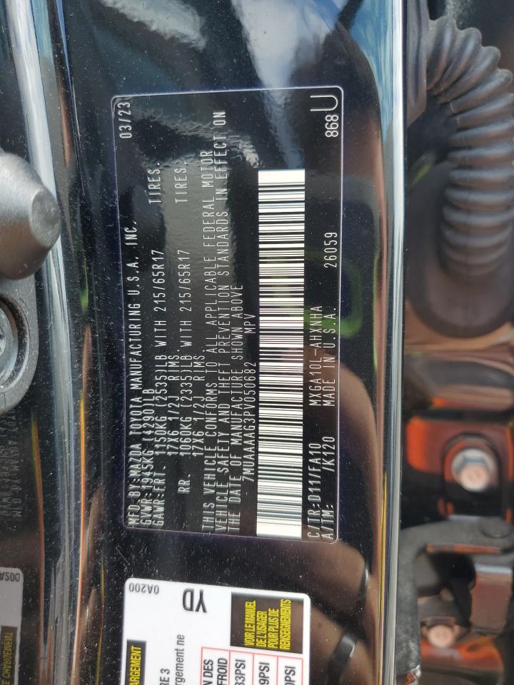 2023 Toyota Corolla Cross L VIN: 7MUAAAAG3PV050682 Lot: 80054275