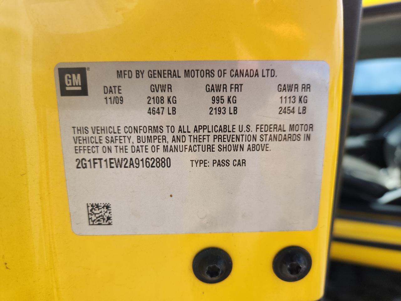 2010 Chevrolet Camaro Ss VIN: 2G1FT1EW2A9162880 Lot: 80318635