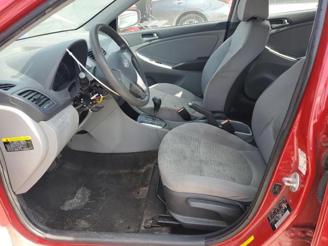  HYUNDAI ACCENT 2017 Красный