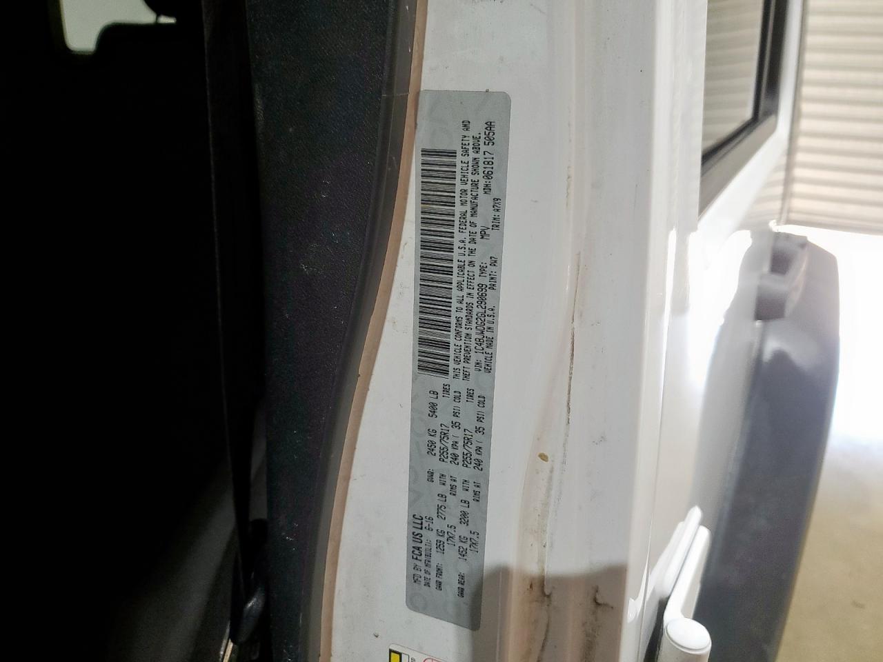 2016 Jeep Wrangler Unlimited Sport VIN: 1C4BJWDG2GL290699 Lot: 69774725