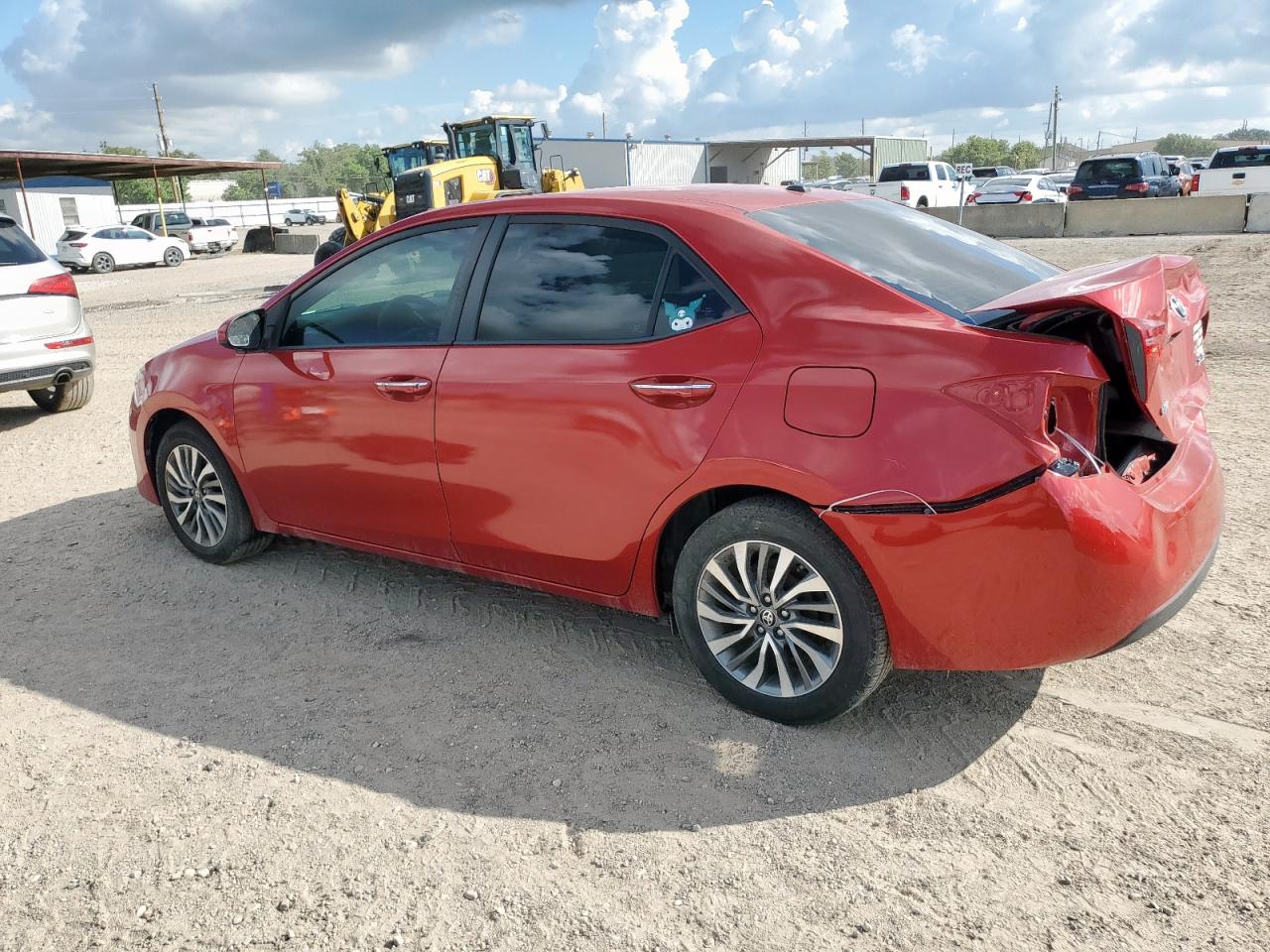 2019 Toyota Corolla L red null gas 5YFBURHE1KP924425 photo #3