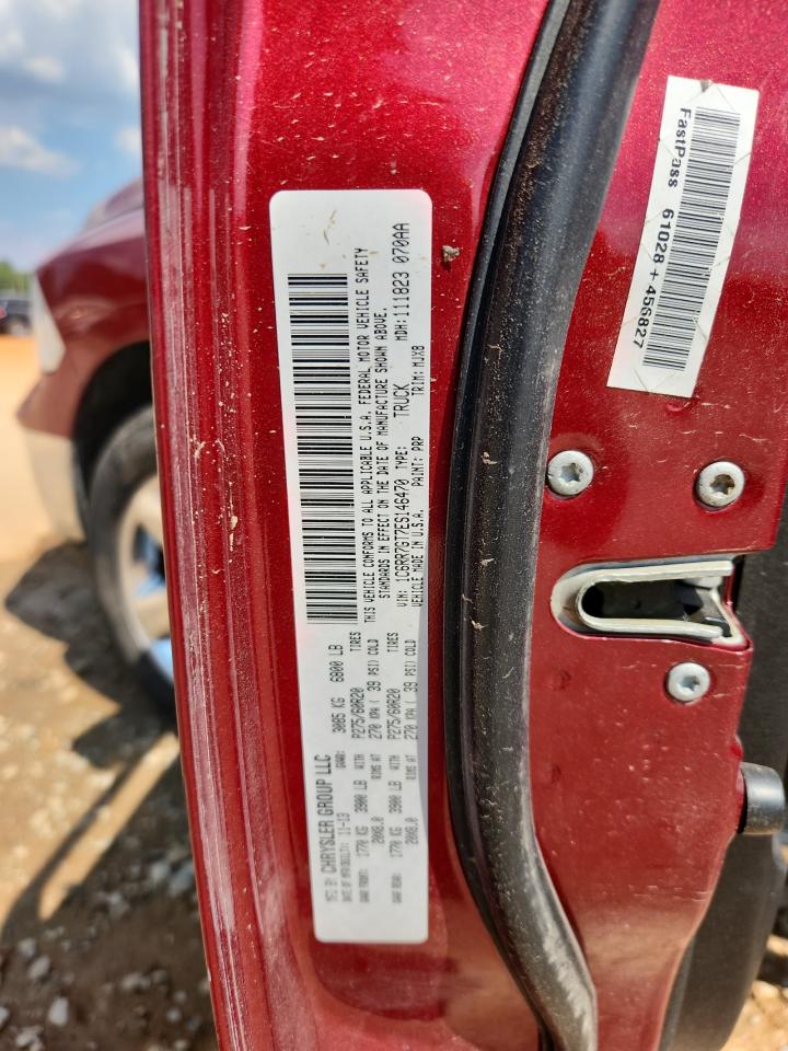 2014 Ram 1500 Slt VIN: 1C6RR7GT7ES146470 Lot: 81049755