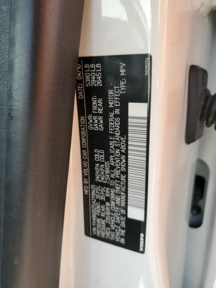 2010 Volvo Xc60 T6 VIN: YV4992DZ5A2119425 Lot: 70266275