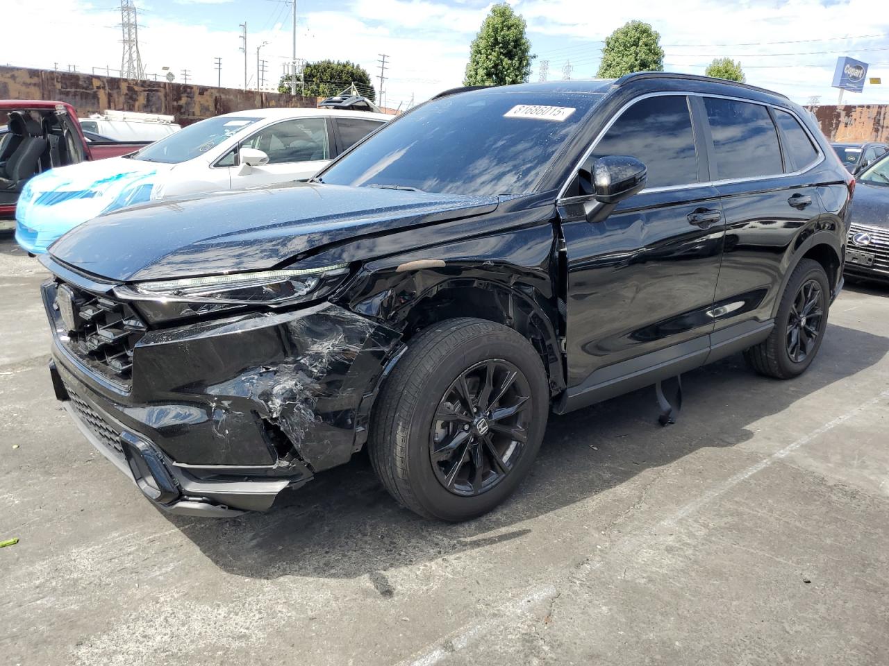 2025 Honda Cr-V Sport-L black null hybrid 2HKRS6H8XSH801247 photo #1