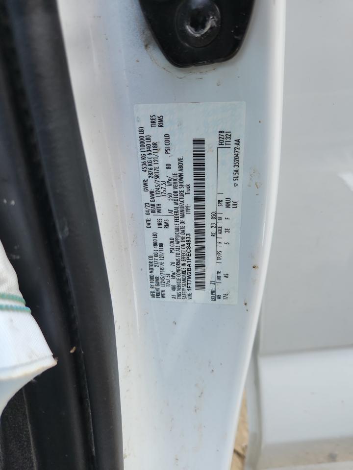 2023 Ford F250 Super Duty VIN: 1FT7W2BA1PEC84833 Lot: 80383815