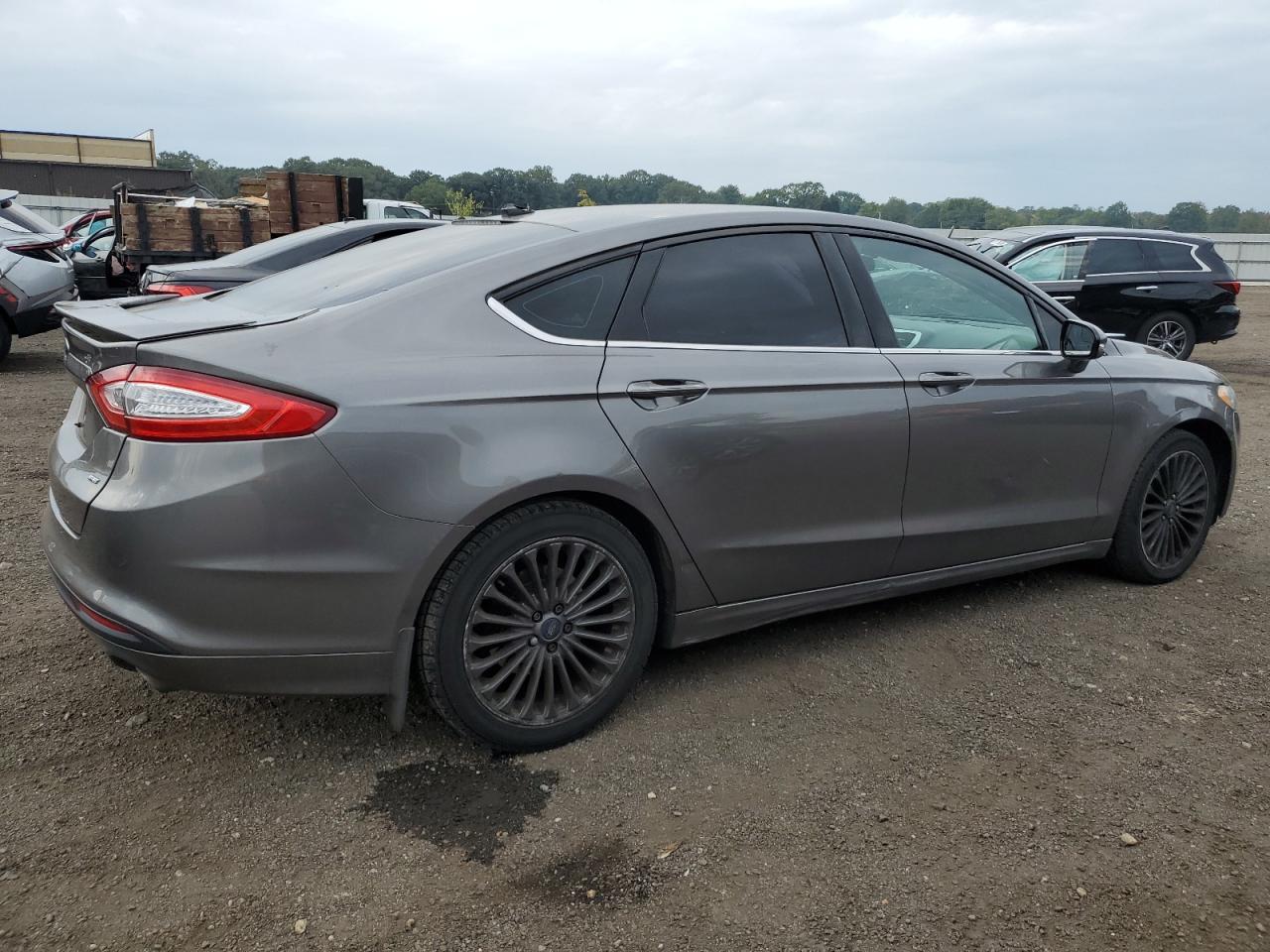 2014 Ford Fusion Se grey null gas 3FA6P0H79ER125311 photo #4