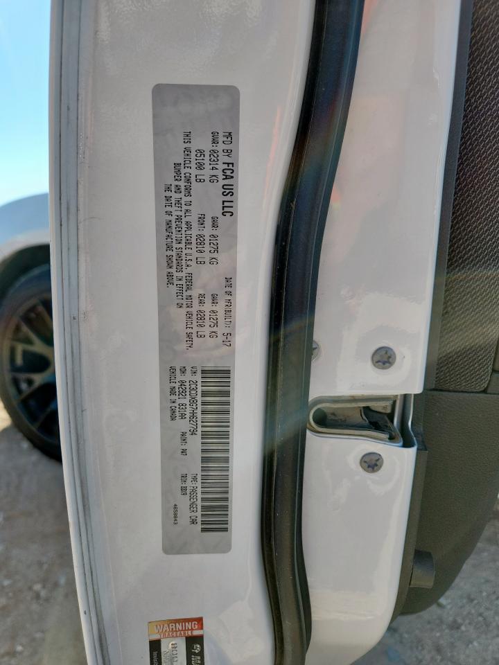 2017 Dodge Charger Se VIN: 2C3CDXBG7HH627794 Lot: 84427315