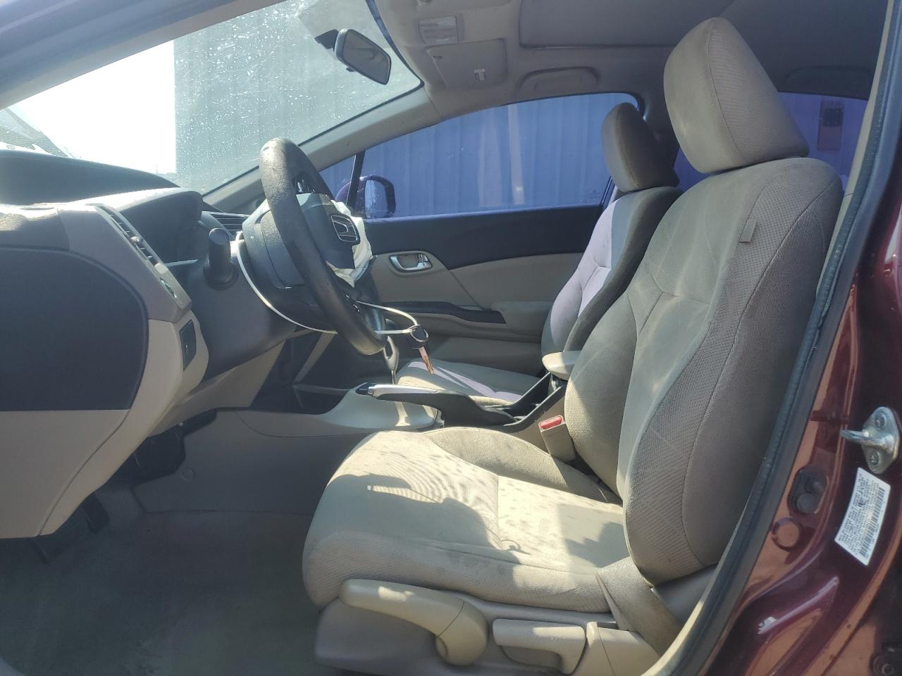 2012 Honda Civic Ex VIN: 19XFB2F8XCE385219 Lot: 81245105