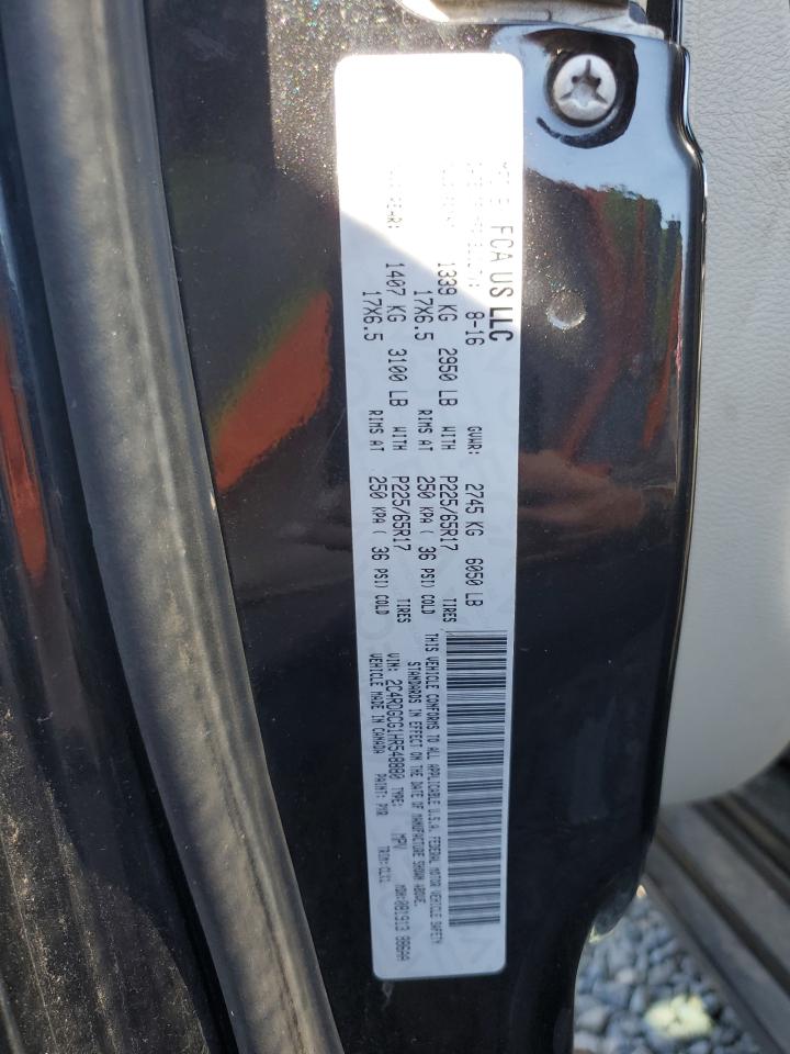 2017 Dodge Grand Caravan Sxt VIN: 2C4RDGCG1HR548880 Lot: 71483975
