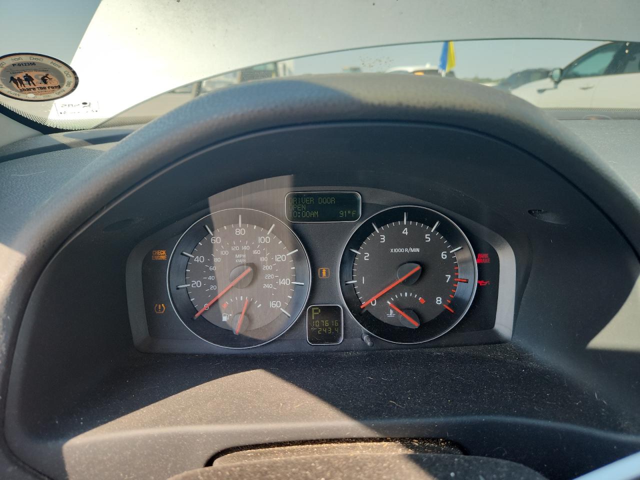 2011 Volvo C30 T5 VIN: YV1672MK6B2222007 Lot: 80667305